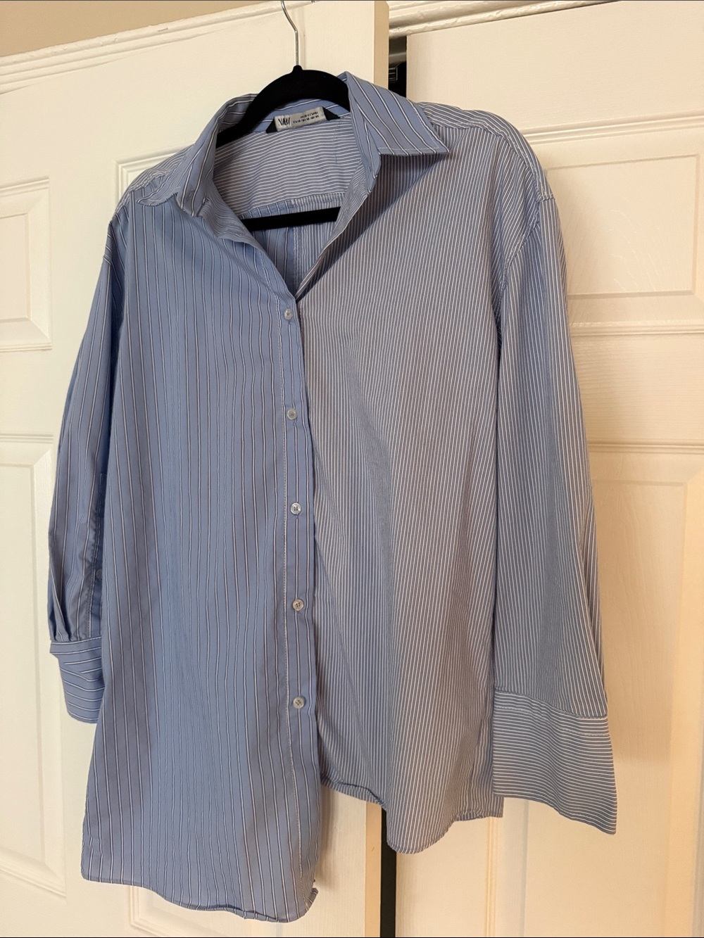 Light Blue Pinstripe Women’s Dress Shirt